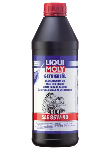 Liqui Moly Getriebeöl (GL4) SAE 85W-90 1030 - Hochwertiges Getriebeöl für zuverlässigen Schutz und optimale Leistung in Getrieben. Ideal für den professionellen Einsatz und sorgt für eine reibungslose Funktion.