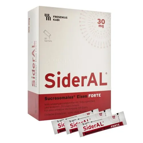 Sideral Eisen Forte 30 mg Zitrusfrucht Sach.Granulat 63 g