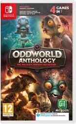 Oddworld Anthology: The Unlikely Heroes für Nintendo Switch - Konsolen-Spiele, entdecke die faszinierende Welt von Oddworld in einer 4-Spiele-Kollektion mit dem neuesten Teil: Oddworld: Soulstorm. Ideal für Abenteuerspiel-Fans!