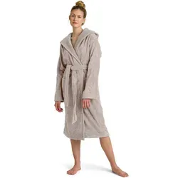 Möve Unisex-Bademantel Superwuschel Kapuze - Bademantel in Langform aus hochwertigem Walkfrottee, ideal für Sauna & Spa, mit Kapuze und Gürtel für zusätzlichen Komfort, Pflegeleicht bei 60°C.