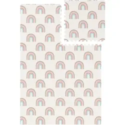 Lytte Spielmatte Rainbow Multicolor 120x180 cm - Hochwertige Krabbelmatte, Puzzlematte aus EVA-Schaumstoff