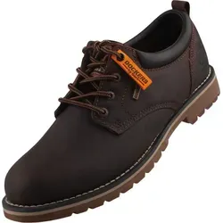 Dockers by Gerli Herren 39WI010 Sneaker - Bequeme Wanderschuhe in Braun - Wanderschuhe mit weich gepolsterter Innensohle und normaler Passform, ideal für lange Spaziergänge und Outdoor-Aktivitäten.