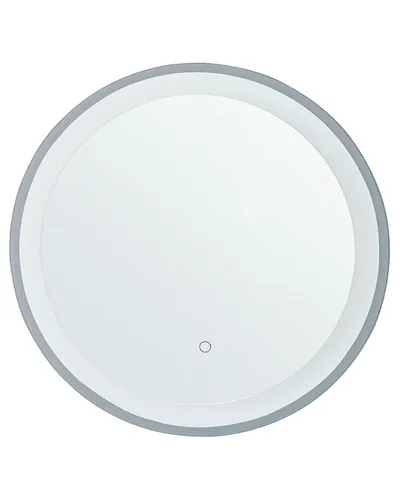 BELIANI Wandspiegel 58 cm mit LED und Antibeschlagsystem - Moderner Badspiegel mit integrierter LED-Beleuchtung und praktischem Antibeschlagsystem. Ideal für stilvolle Badezimmer und erleichtert Ihre morgendlichen Routinen.