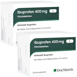 DocMorris Ibuprofen 400 mg Filmtab Duo 2X50 St
