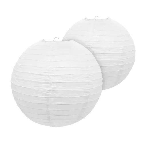 Papier Deko Laterne - Größe + Menge wählbar - Garten Party Lampion Lampenschirm