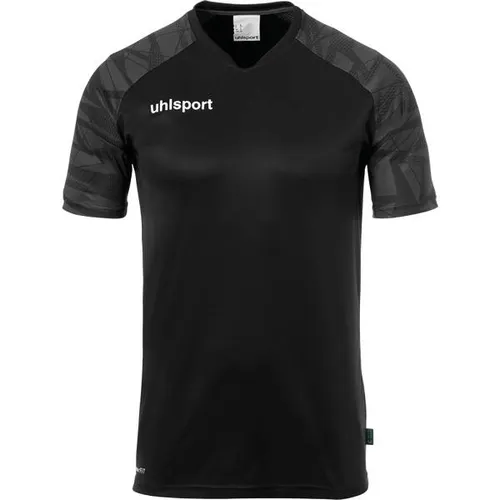 uhlsport Trainings-T-Shirt GOAL 25 - Unisex Kurzarm Trikot in Schwarz/Anthra 3XL - Trikots für Profis und Hobbyfußballer, aus hochwertigem Material für besten Tragekomfort und optimale Bewegungsfreiheit auf dem Feld.
