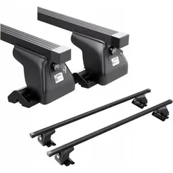 Dachträger Mazda 323 Limousine 4d 1995-1997 - Universeller Dachgepäckträger für Mazda 323 Limousine 4-Türer (1995-1997). Robuste Konstruktion mit TÜV-Zertifizierung. Einfache Montage und vielseitige Nutzung für zusätzlichen Stauraum.