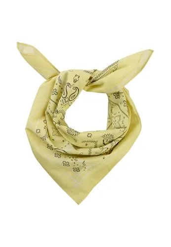camel active Damen Bandana aus Baumwolle Limonengelb, womenswear-OS