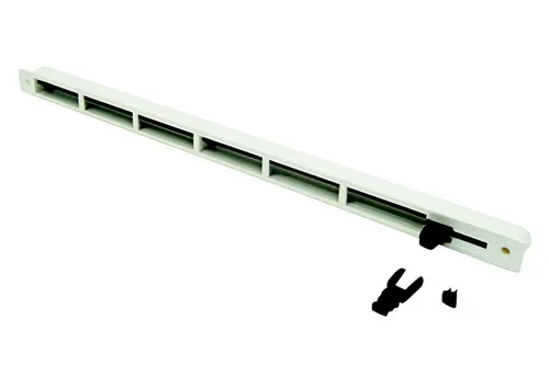 Maico F 31-FIW Fensterventil-Innenteil - Hochwertiges Zu-/Abluftventil von Maico, 371 mm breit, manuell zweifach verstellbar. Ideal für effiziente Luftzirkulation in Fenstern, mit geprüfter Qualität.