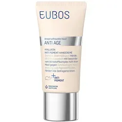 Eubos Hyaluron Anti Pigment Handcreme Lsf 15 - Feuchtigkeitsspendende Handcreme mit UV-Schutz und Hyaluron für gepflegte Hände. Ideal zur Unterstützung der Hautpflege und zum Schutz vor lichtbedingter Hautalterung.