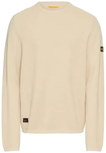 camel active 409500-6K00 Herren Pullover - Oatmeal, Größe: XXXL - Pullover für Herren mit atmungsaktiver Struktur und lockerem Sitz für höchsten Tragekomfort. Ideal für jeden Anlass und hochwertig verarbeitet für Langlebigkeit.
