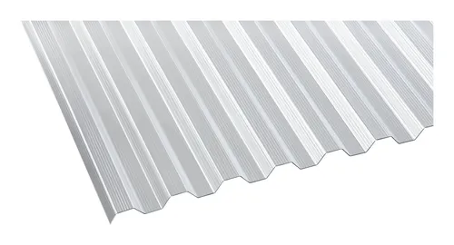 Deluxe Polycarbonat Profilplatte "Die Elefantenplatte" - Klar - Robuste gerillte Trapezplatte aus Polycarbonat, ideal für langlebige Überdachungen und Lichtkuppeln, Maße: 950 x 3500 x 1,4 mm.