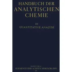 Elemente der achten Nebengruppe von Georg Bauer/ Wilhelm Fresenius/ Wilhelm Geibel/ Gerhart Jander/ Hans Oberländer / Springer Berlin Heidelberg / Tas