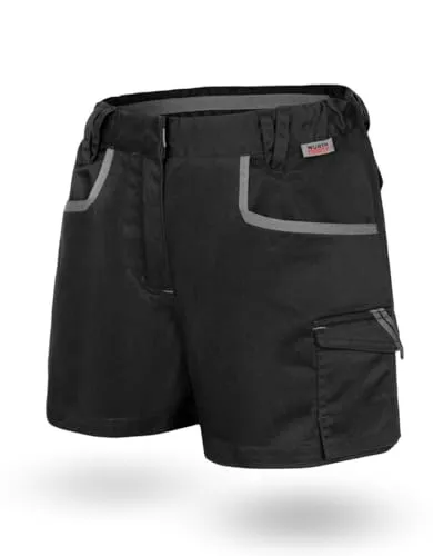 WÜRTH MODYF Damen Arbeitsshorts Stretch X - Bequeme und flexible Arbeitsshorts für Frauen - Arbeitsshorts: Ideal für den Sommer mit elastischem Material für maximale Bewegungsfreiheit und 5 praktischen Taschen für Werkzeuge.