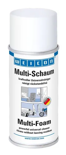 WEICON Multi-Schaum 400 ml - Kraftvoller Allzweckreiniger - Universell einsetzbarer Schaumreiniger für Innen- und Außenbereich. Effiziente Reinigung mit hoher Verträglichkeit. Ideal für Industrie und Handwerk.