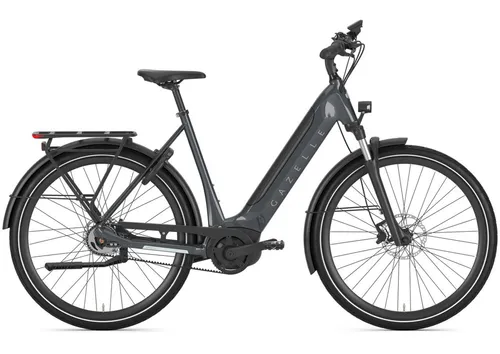 Gazelle Ultimate C5 HMB 625 Wh Damen E-Bike - grau 2025 - 28" - 49 cm - E-Bikes, leistungsstark mit 625 Wh Akku für lange Fahrten und komfortable Geometrie für Damen.