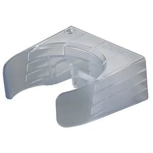 Makita Staubsauger-Wandhalterung 199971-7 - Praktische Wandhalterung für Makita Staubsauger der CL- und DCL-Serie, aus transparentem Kunststoff für platzsparende Aufbewahrung. Maße: 13,1 x 6,0 x 12,7 cm.