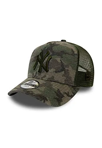 New Era 9Forty Trucker Kids Cap New York Yankees Wood Camo C - Stylische Trucker Cap für Kinder mit einzigartigem Wood Camo Design. Ideal für Freizeit und Sport, bietet sie einen perfekten Sitz und schützt vor Sonne.