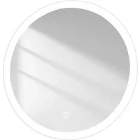 Emke Rund Badezimmerspiegel 60cm mit Touch-Schalter und Anti-Beschlag-Funktion - Der Emke Rund Badezimmerspiegel mit 3 Lichtfarben (Warm-, Neutral- und Kaltweiß) bietet flexible Beleuchtung und eine innovative Anti-Beschlag-Funktion. Ideal für jeden Raum, einfach zu installieren und energieeffizient.