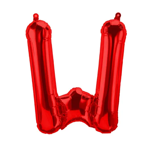 Folienballon Buchstaben 40 cm 80 cm Rot Luftballon Geburtstag Alphabet A-Z Feier