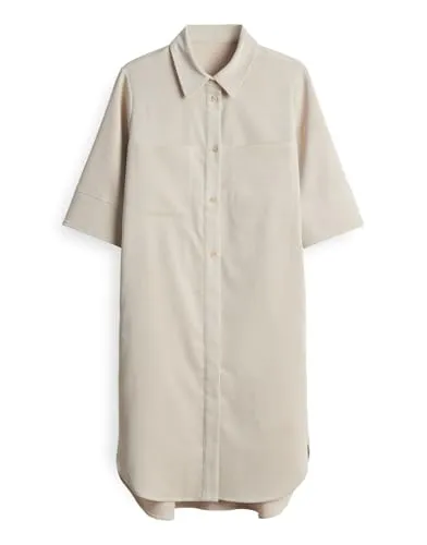 OPUS Midikleid Winchesta beige 42 - Elegantes Midikleid in der Größe 42, aus hochwertigem Material in der Farbe natural glaze, ideal für besondere Anlässe oder den Alltag.