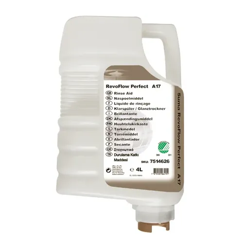 Diversey Suma RevoFlow Perfect A17 4 L Schaumdämpfender, neutraler Klarspüler 7514626