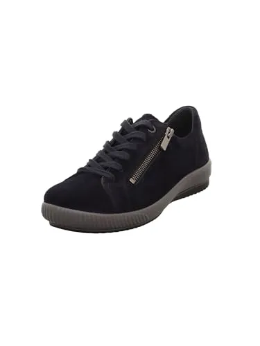 Legero Damen Tanaro Sneaker - Oceano Blau 8000, 38.5 EU / 5.5 UK - Damen-Sneaker mit flacher Absatzform, aus hochwertigem Leder und bequemem Textil-Innenmaterial für optimalen Tragekomfort.