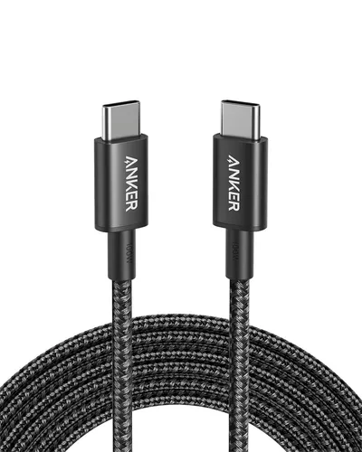 Nylon USB-C to USB-C Charging Cable 2.0, 100W Type-C Charging Cable, 3m Long,