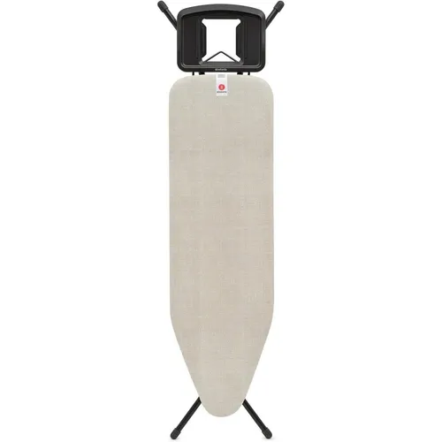 Brabantia Solid Steam Iron Rest 124 x 38 cm - Bügelbrett mit großer Ablagefläche für Dampfbügeleisen, stabil und platzsparend, ideal für effizientes Bügeln.