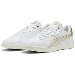 Sneaker PUMA "VIKKY STAR DAYINIGHT" Gr. 40 - Sportliche Sneaker in PUMA White-Vapor Gray-PUMA Gold, aus Synthetik für hohen Tragekomfort. Ideal für Freizeit und Sport!