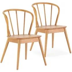 VS Venta-stock Stuhl, Honigeiche, Holz, 47x83x59 cm, Esszimmer, Stühle, Esszimmerstühle, Vierfußstühle