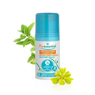 Puressentiel Cryo Pure Joints Et Muscles Roll-On 75ml - Der Puressentiel Cryo Pure Roll-On bietet eine kühlende Erfrischung für Gelenke und Muskeln. Ideal für Sportler zur schnellen Linderung von Verspannungen und Schmerzen. Praktische Anwendung dank der Roll-On-Flasche.