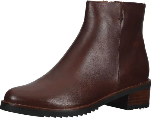 Everybody Stiefelette aus Leder - Braun - Größe 38 - Bequeme Stiefelette von Everybody mit Reißverschluss und puristischem Design. Hochwertiges Leder, wärmendes Innenfutter aus Samt und robuste Gummisohle machen diesen Schuh zum idealen Begleiter für jeden Tag.