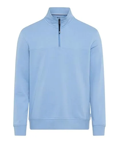 Brax Herren Sweatshirt Style SION heaven, hellblau, Gr. XL - Bequemes Sweatshirt im Baumwollmix, ideal für lässige Outfits und jeden Tag. Perfekte Passform und angenehmer Tragekomfort.