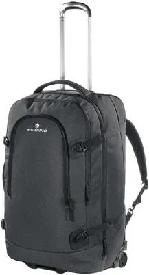 Ferrino Cuzco Reisetasche 80 L schwarz - Robuste Reisetasche aus 1000D Polyester, ideal für Reisen. Mit praktischem Trolley und abnehmbarem Rucksack für Ausflüge. Kompakt und vielseitig einsetzbar.