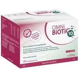 OMNi-BiOTiC 10 40X5 g - Probiotisches Pulver, rezeptfrei und unterstützt die Darmflora mit 40 Milliarden Bakterien pro Portion