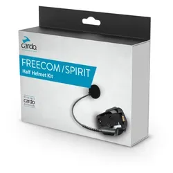 Cardo Freecom/Spirit Jethelm Erweiterungsset, schwarz - Motorrad-Headsets mit integriertem, flexiblem Boom-Mikrofon für optimale Sprachqualität und universeller Passform, einfach zu installieren.