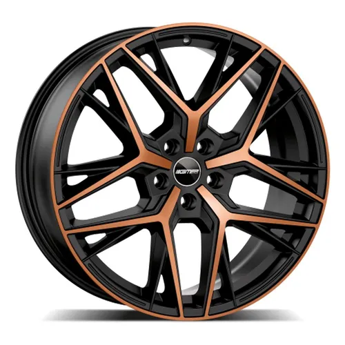 GMP Lunica luci di portofino 20 Zoll Alufelgen - Felgen aus Aluminium mit stilvollem Kreuzspeichendesign, ideal für einen sportlichen Look und optimale Fahrperformance. Größe: 9.5x20 Zoll, ET35, LK5/112.