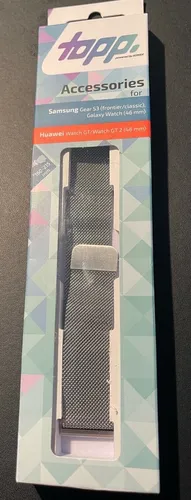 Topp - Armband Samsung S3/Galaxy, Mesh, silver, Magnet-Verschluss NEU/OVP