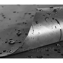 KlesTec Dachbahn EPDM-Folie 1,14mm, Dachfolie für Carport, Garage, verschiedene Größen, (Folien-Set, wahlweise mit/ohne Flächenkleber-Klestec TK-4413), individuell auf Maß in einem Stück, wasserdicht UV-stabil bis 50 Jahre 6.1 m x 1 m