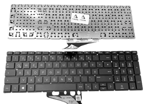 T-ProTek DEUTSCHE - Tastatur Keyboard kompatibel für HP Pavilion 15-cs2200