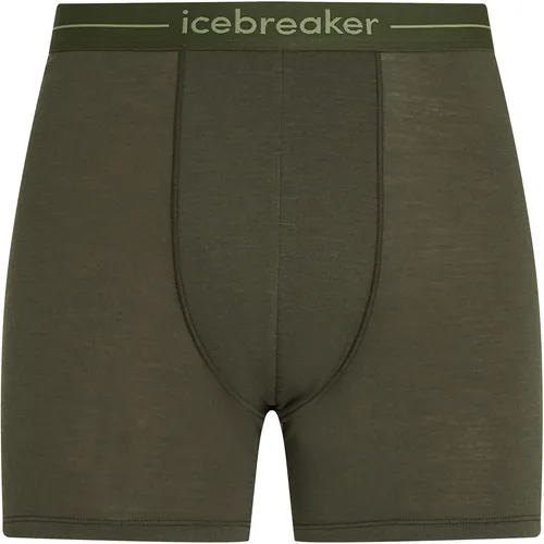 Icebreaker Men Merino 150 Anatomica Boxers - Loden - Hochwertige Herren Boxershorts aus Corespun-Merino für optimalen Komfort. Ideal für Freizeit und Wandern, mit konturiertem Schritt und geruchsneutralisierenden Eigenschaften.