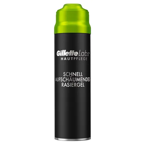 Gillette Labs Rasiergel 198 ml - Rasiergel für Männer, schnell aufschäumend, kühlt und beruhigt die Haut, ideal für einen sanften Rasur-Schutz.