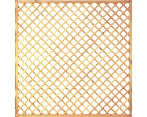 T & J Diagonal Rankzaun 6x6 – 180 x 180 cm - Sichtschutzzäune aus druckimprägniertem Kiefer/Fichte, robust mit einer Maschenweite von 6 x 6 cm, ideal für stilvolle Gartenabtrennungen.