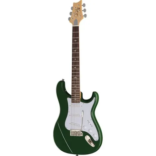 SE Silver Sky Laurel Green E-Gitarre - Elegante E-Gitarre mit hochwertigem Klang und komfortablem Spielgefühl, ideal für Musiker, die Wert auf Präzision und Stil legen.