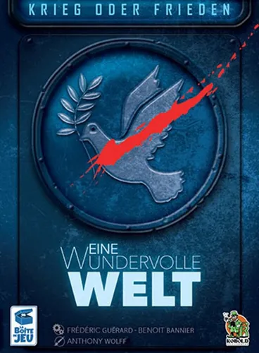 Eine Wundervolle Welt - Erweiterung: Krieg oder Frieden - Strategisches Spiel für 2-7 Spieler, bringt spannende neue Herausforderungen und Möglichkeiten ins Spiel. Ideal für Spieleabende mit Freunden!