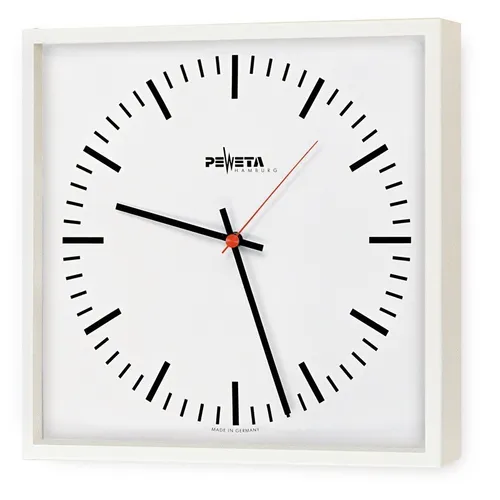 Peweta Telegramm-Nebenuhr 81.281.431 - Praktische Wanduhren mit präziser Zeitansage, ideal für Büros und öffentliche Einrichtungen. Das kompakte Design passt in jede Umgebung und sorgt für eine zuverlässige Zeitanzeige.
