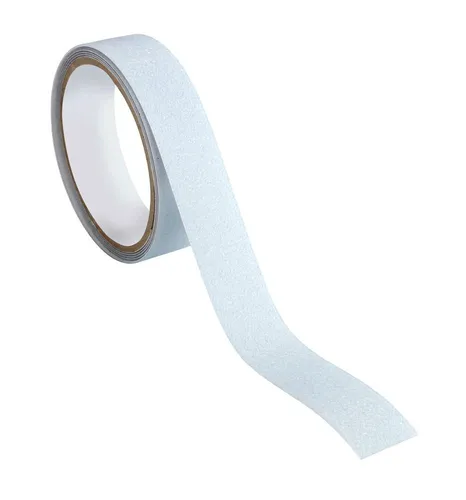 Transparentes Anti-Rutschband 2,5 cm x 5 m - Wasserfestes, rutschfestes Klebeband für sicheren Halt auf glatten Oberflächen. Ideal zur Anwendung in Haushalt und Gewerbe.