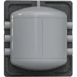 Reflex Storatherm Heat Mini H 50 Pufferspeicher, 50 Liter, grau - Der Reflex Storatherm Heat Mini H 50 Pufferspeicher mit 50 Litern ist ideal für platzsparende Heizsystemlösungen. Hochwertige Verarbeitung und effektive Wärmedämmung garantieren effizienten Betrieb.