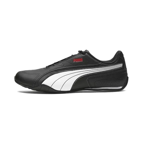 PUMA Sportschuhe, Schwarz-Weiß, Leder, Klassischer Sneaker mit perforiertem Design - Klassischer PUMA Sneaker in Schwarz-Weiß mit perforiertem Obermaterial für optimale Belüftung. Strapazierfähige Laufsohle sorgt für besten Grip. Ideal für Sport und Alltag – der perfekte Begleiter für jeden Anlass!